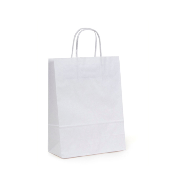 Kraft dubai kraft Paper Bags Bags paper bags W27XH35XG12cms Home White / in 200  /