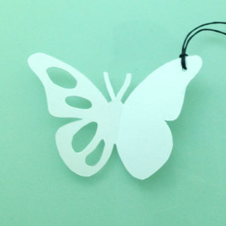 Plain Tags - Butterfly shape